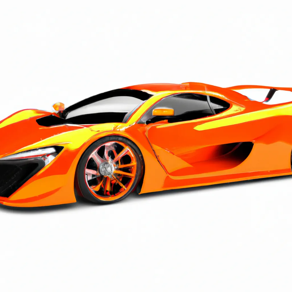 Prompt: Hypercar orange 