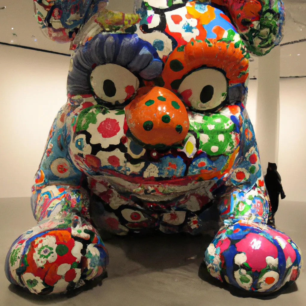Prompt: Granny, by Takashi Murakami 