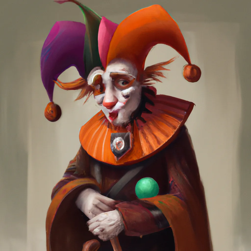 Prompt: the fool, digital art