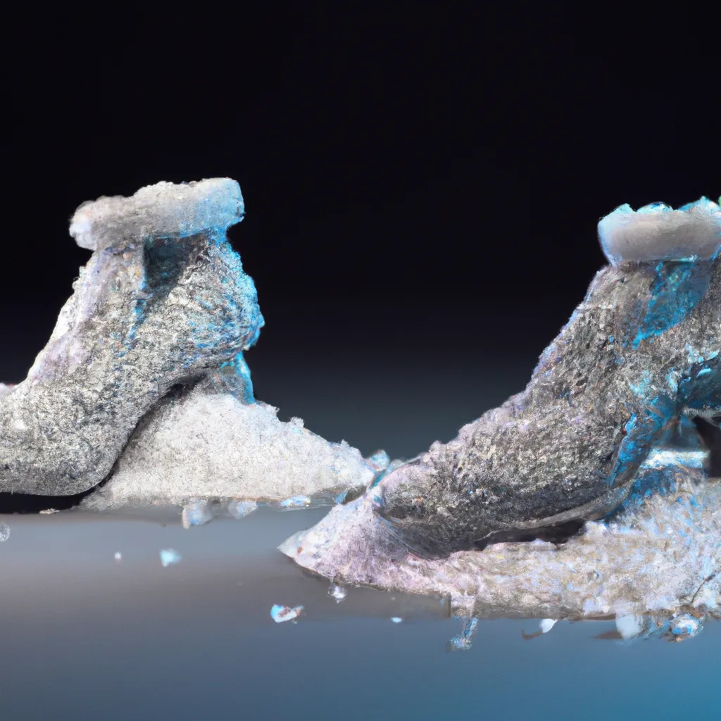 Prompt: picture of designer shoes made out of salt crystals, photorealistic, 8k
