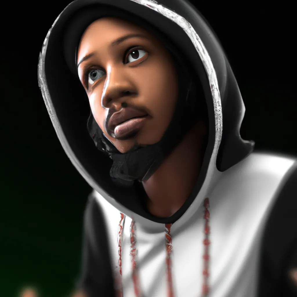 Prompt: Ziggy Marley with black and white hoodie, ultra realistic, studio, ultra high quality, oil painting, 100d render, 100k, ultra HD, ultra high HD beautiful, creating a powerful artist dreamlike with details ultra realistic, cinematic, intricate, 8k, unreal engine render
