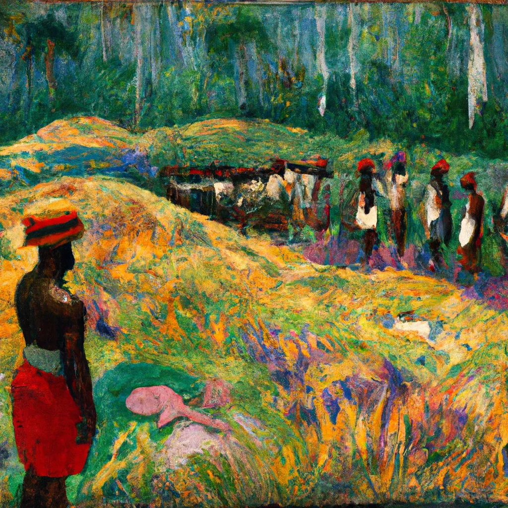 Headhunters of Papua New Guinea, by Claude Monet | OpenArt