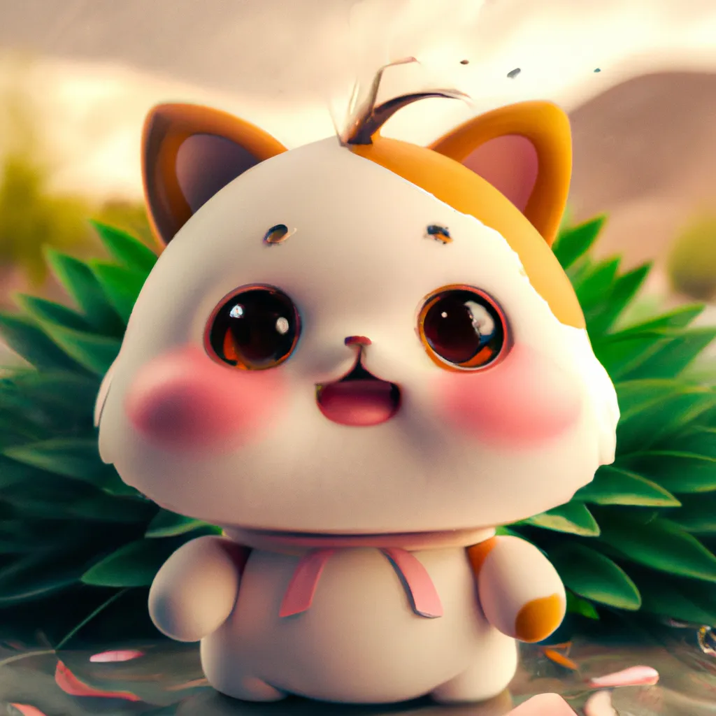 Prompt: cute kawaii🪷 digital Art, perfect composition, cinematic lighting, beautiful detailed insanely detailed, 8 k artistic photography, photorealistic concept art, cinematic perfect light, award - winning photograph, masterpiece