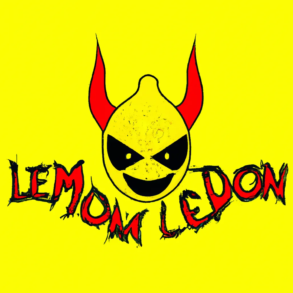 Prompt: Lemon demon the band logo