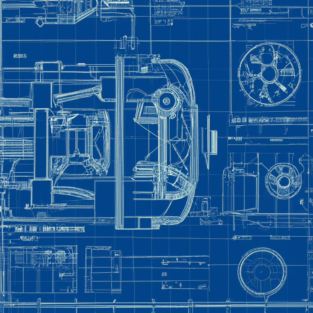 ultra detailed blueprint of time travel machine | OpenArt