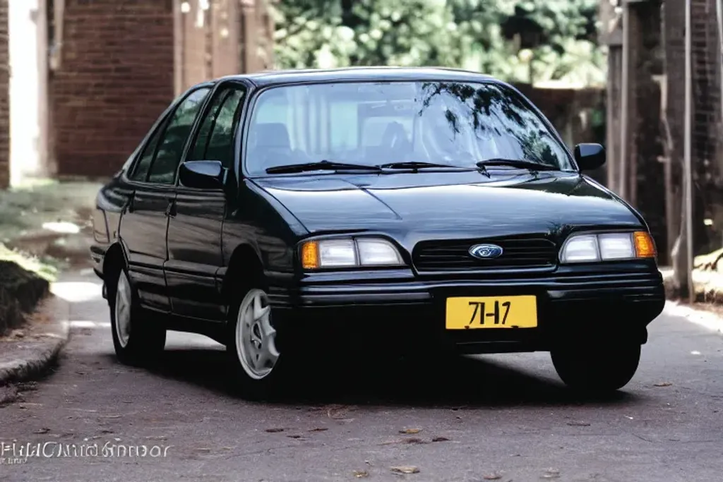 Prompt: An photograph of an 1994 Ford Scorpio sedan