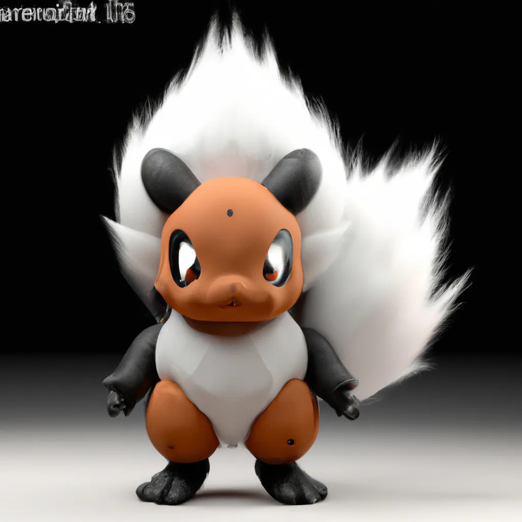 Prompt: skunk pokemon, spotted skunk, fire and ghost type pokemon, cute, cute ghost, mascot, starter, like eevee, like flareon, ken sugimori style, pokemon design, pokemon concept, fakemon, new pokemon, trending online, fluffy, adorable, ken sugimori, high quality, 8k, perfect composition, beautiful detailed intricate insanely detailed octane render trending on artstation, 8 k artistic photography, photorealistic concept art, soft natural volumetric cinematic perfect light, chiaroscuro, award - winning photograph, masterpiece, oil on canvas, raphael, caravaggio, greg rutkowski, beeple, beksinski, giger