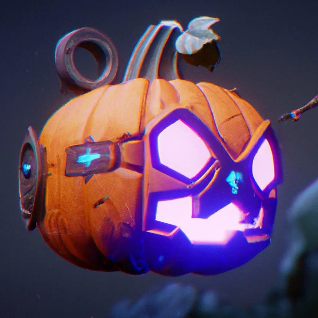 Prompt: Scary Pumpkin,Conpcept of Fortnite, Light octavian, Artstation1 