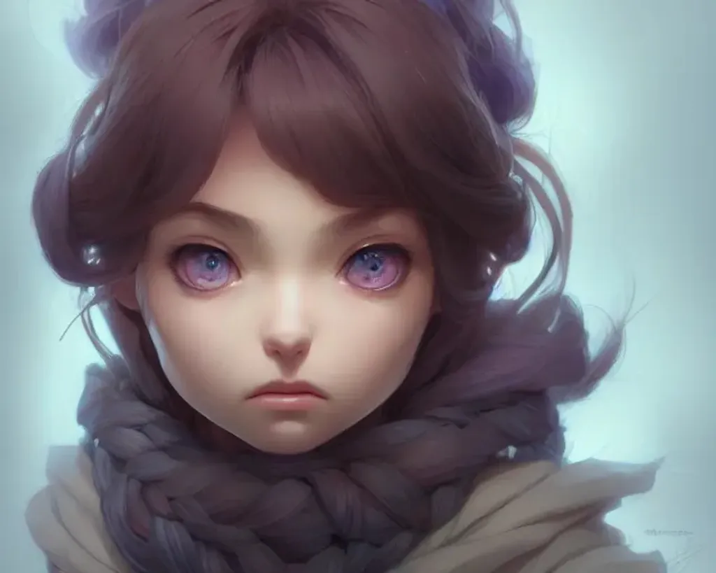 Prompt:  portrait of a dwarf, smooth soft skin, big dreamy eyes, beautiful intricate colored hair, symmetrical, anime wide eyes, soft lighting, detailed face, by makoto shinkai, stanley artgerm lau, wlop, rossdraws, concept art, digital painting, looking into camera