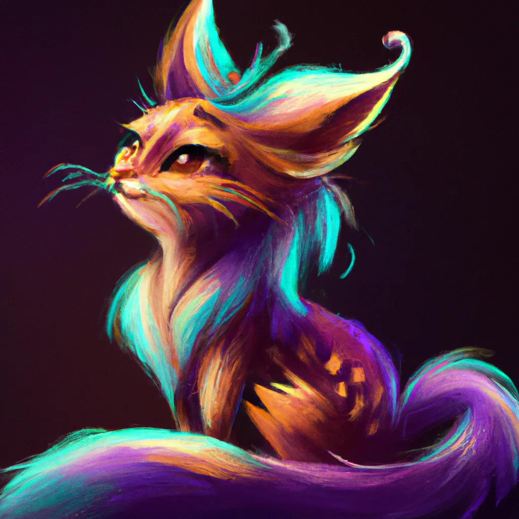 closeup of a cute black and green Flareon breathing... OpenArt