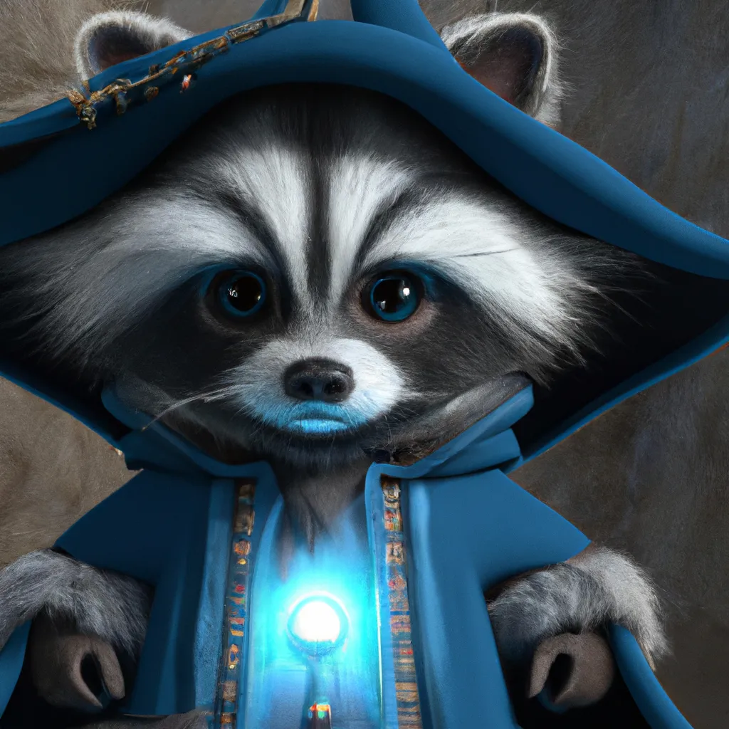 Prompt: Pixar style, tiny cute and adorable raccoon dungeon master dressed in blue fantasy wizard robes, wizards hat, anthropomorphic , dramatic lighting, 8k, portrait, cartoon, fine details, 3d render, cinematic ,intricate details, cinematic lighting, cute, mascot, main character, adventure, dungeons and dragons, 8k, fluffy!, tsaoshin, pixar movie key visual, fantasy, DnD, adorable!, d20, dungeon master, big eyes, animated, disney


















