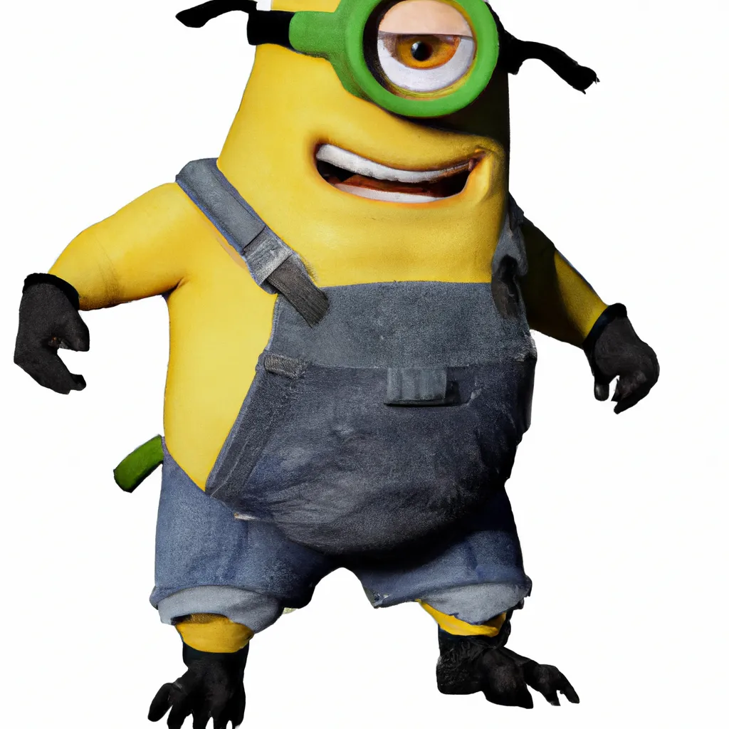 Prompt: Shrek as a minion