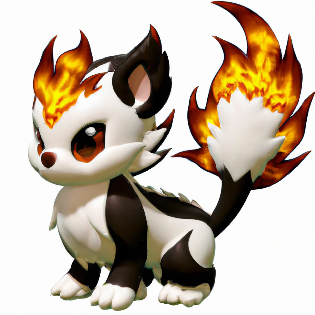 Prompt: skunk pokemon, spotted skunk, fire and ghost type pokemon, cute, cute ghost, mascot, starter, like eevee, like flareon, ken sugimori style, pokemon design, pokemon concept, fakemon, new pokemon, trending online, fluffy, adorable, ken sugimori, high quality, 8k, digital Art, perfect composition, beautiful detailed intricate insanely detailed octane render trending on artstation, 8 k artistic photography, photorealistic concept art, soft natural volumetric cinematic perfect light, chiaroscuro, award - winning photograph, masterpiece, oil on canvas, raphael, caravaggio, greg rutkowski, beeple, beksinski, giger