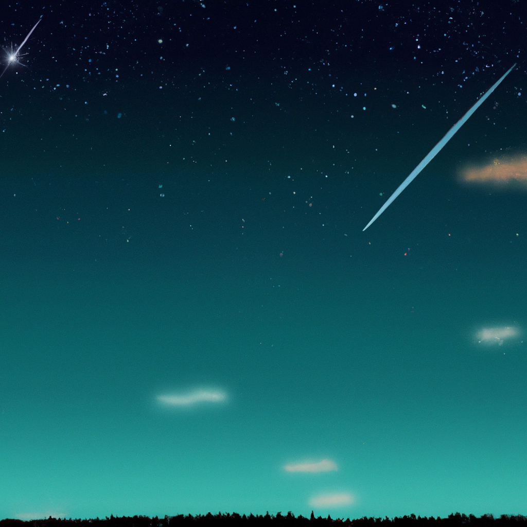 200 stars in the night sky, style of makoto shinkai studio