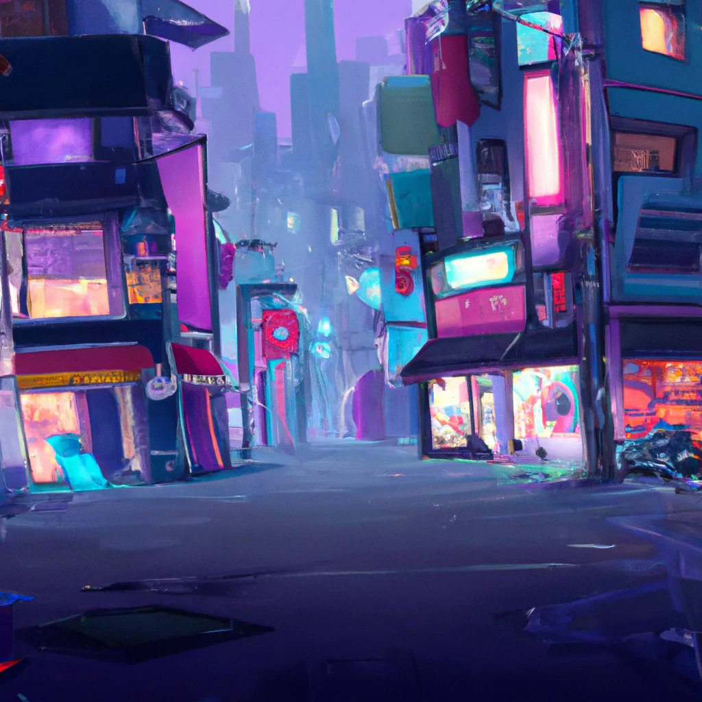 Prompt: beautiful street in a beautiful Tokyo, at night, street lights, anime style, in the style of ForD Nguyen on ArtStation and Zenifune on ArtStation, 4k,