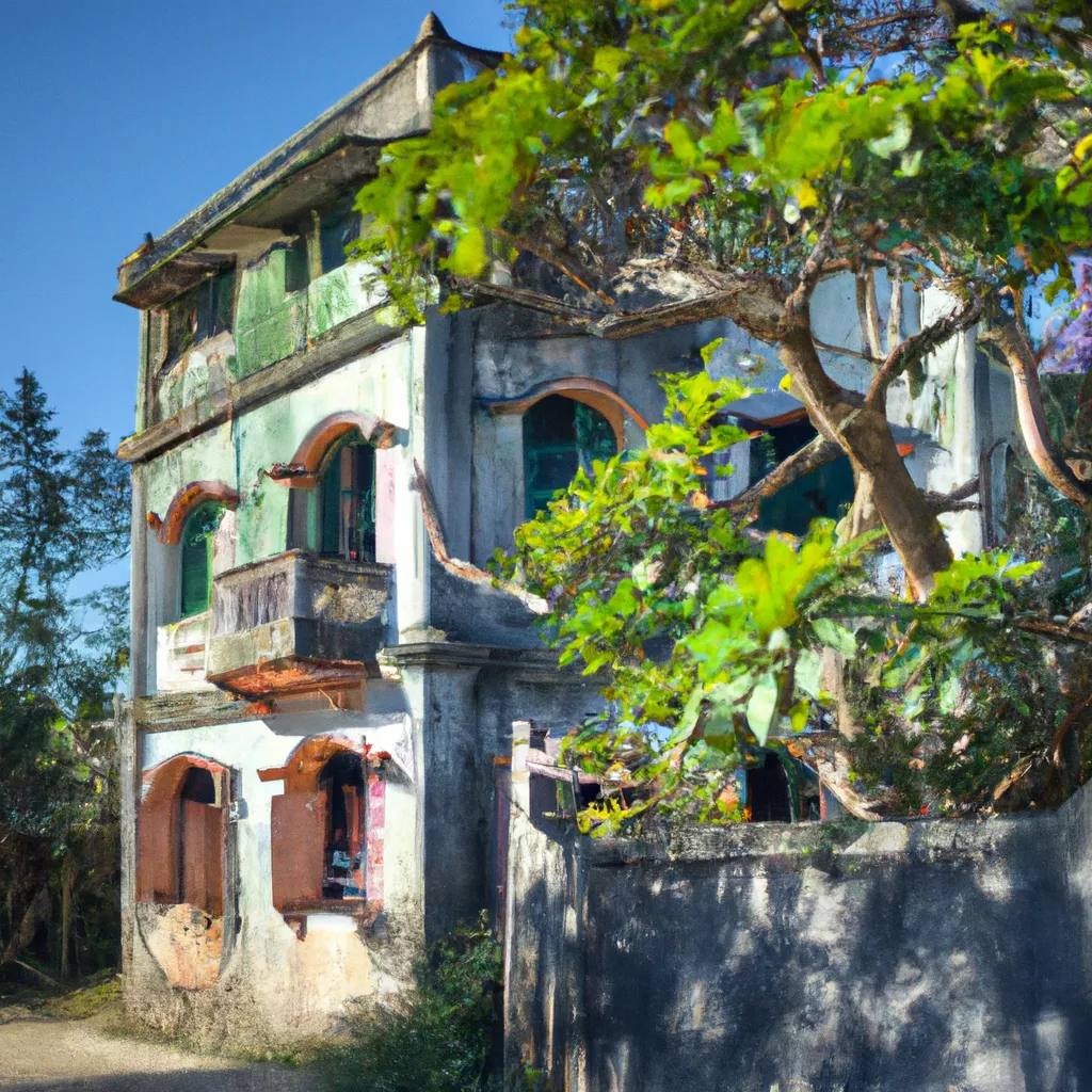 Prompt: hdr, jungle house, sunny day, realistic 