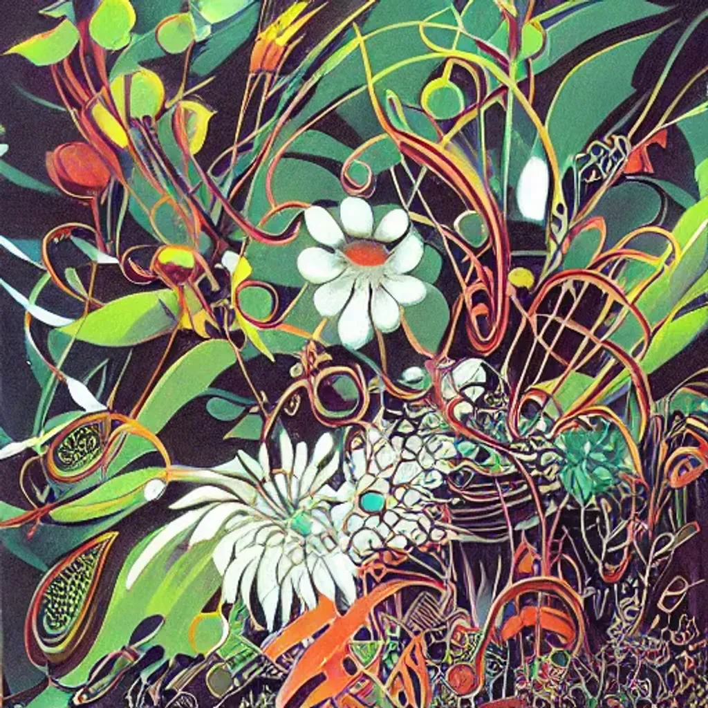 Flower of anger, Flower of questions, impressive su... OpenArt