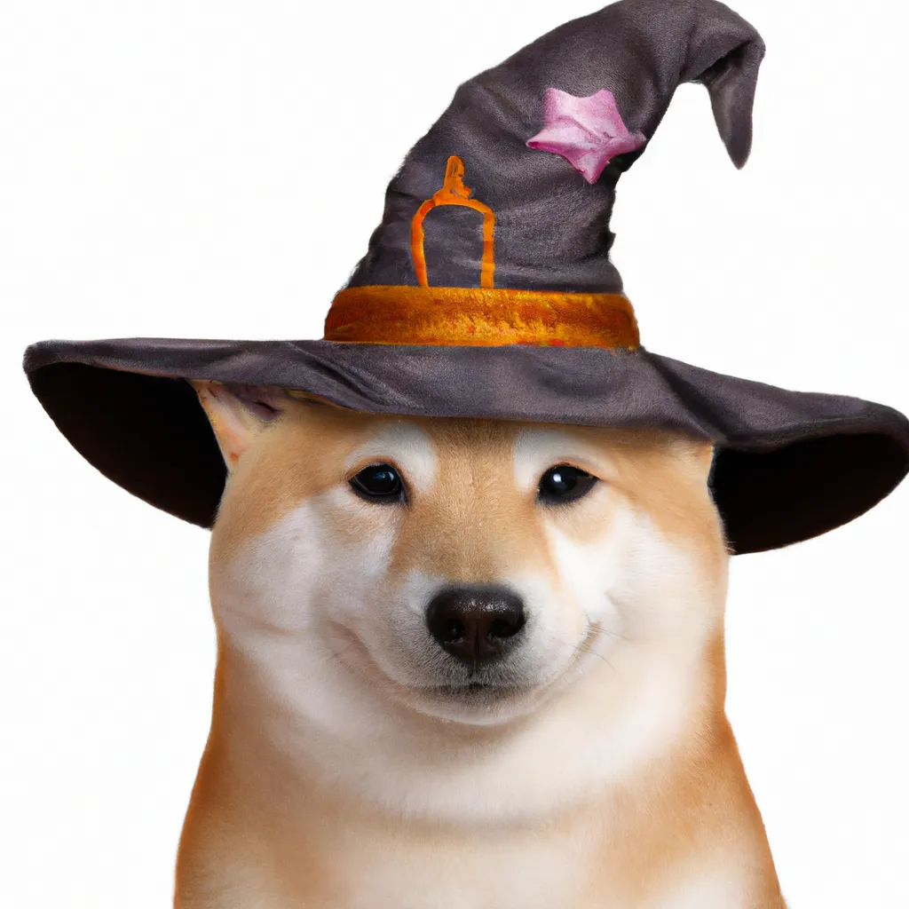 Prompt: a photorealistic shiba inu wearing a wizard hat