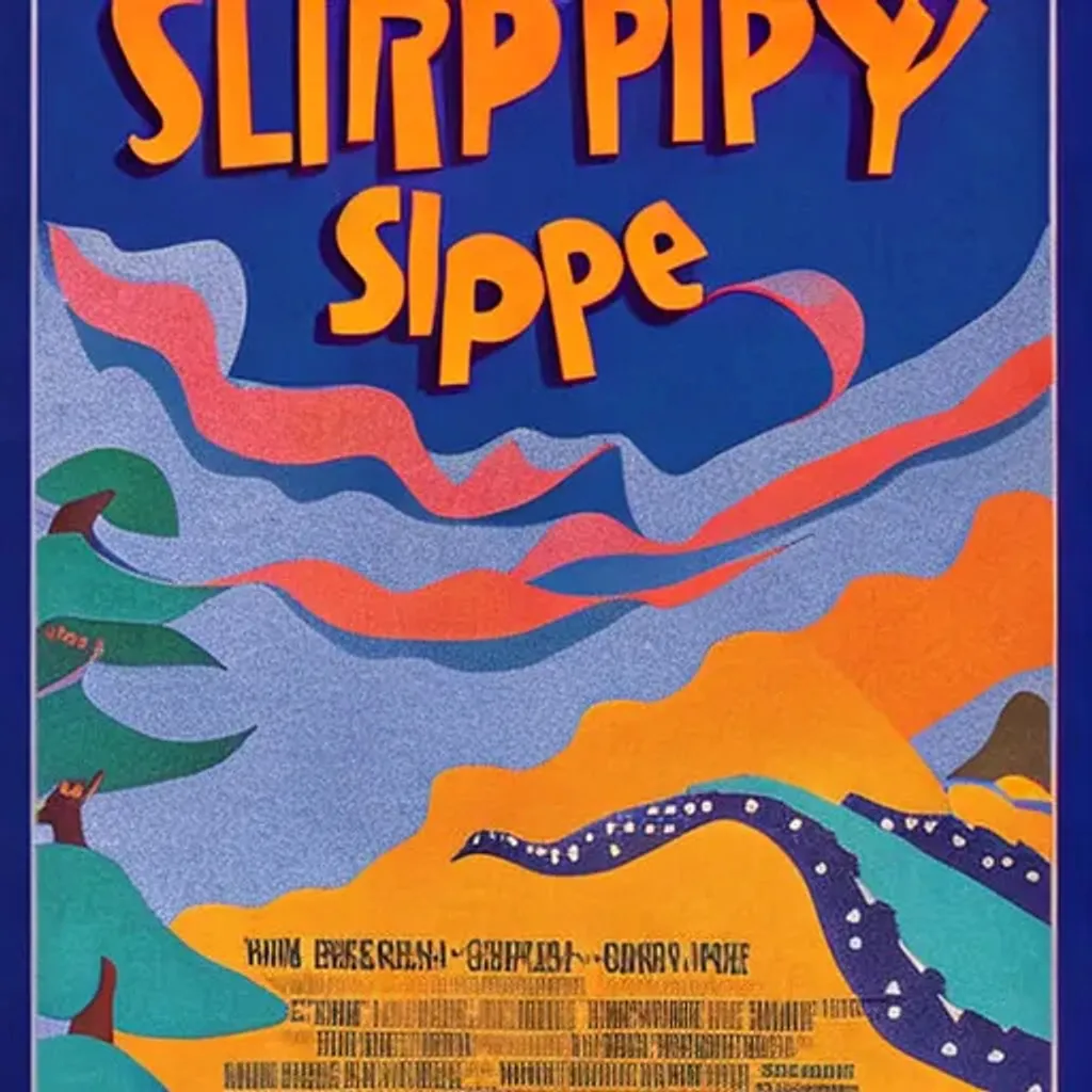 Prompt: The Slippery slope Poster
