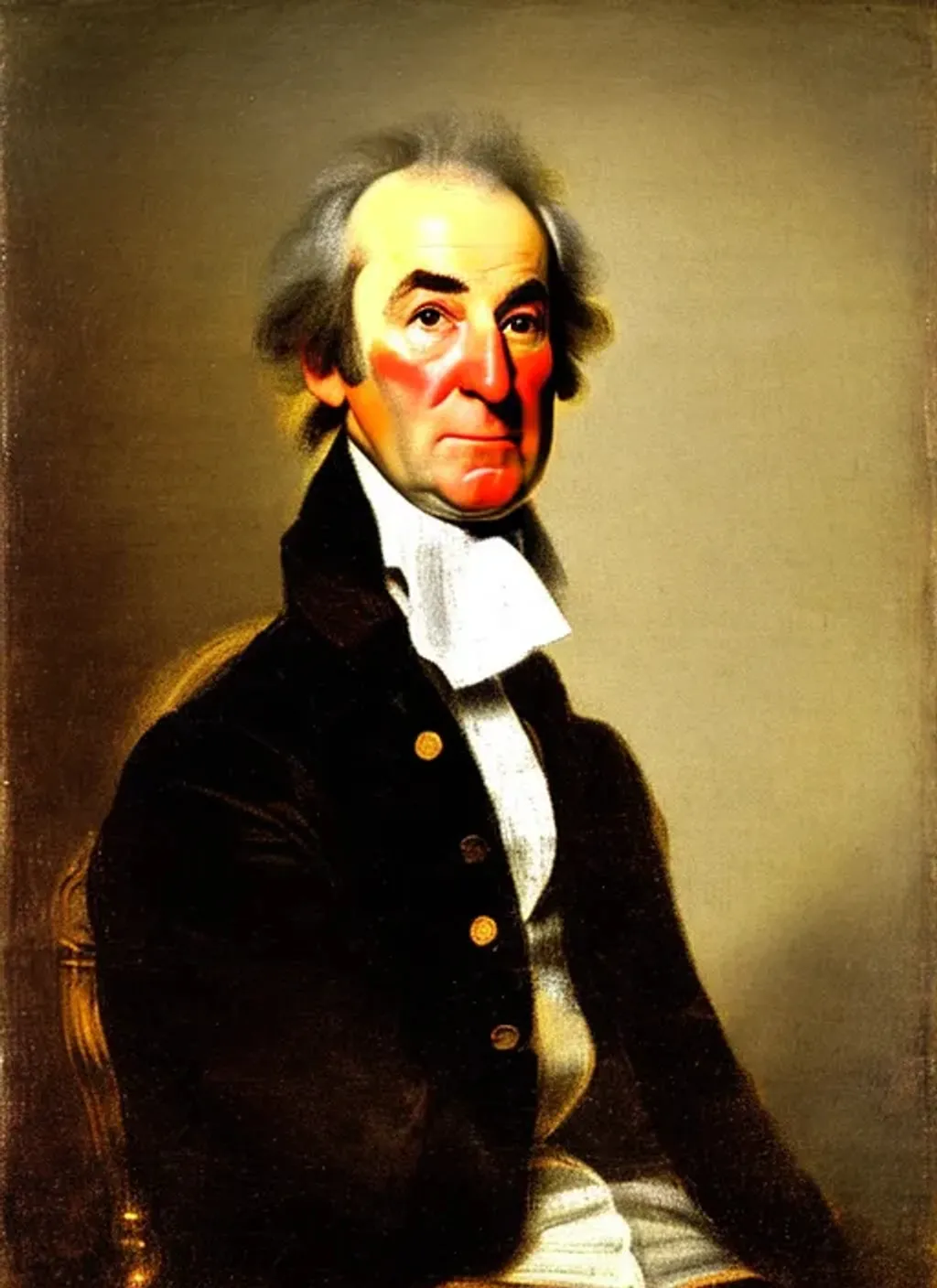 Prompt: Saul Goodman by Gilbert Stuart