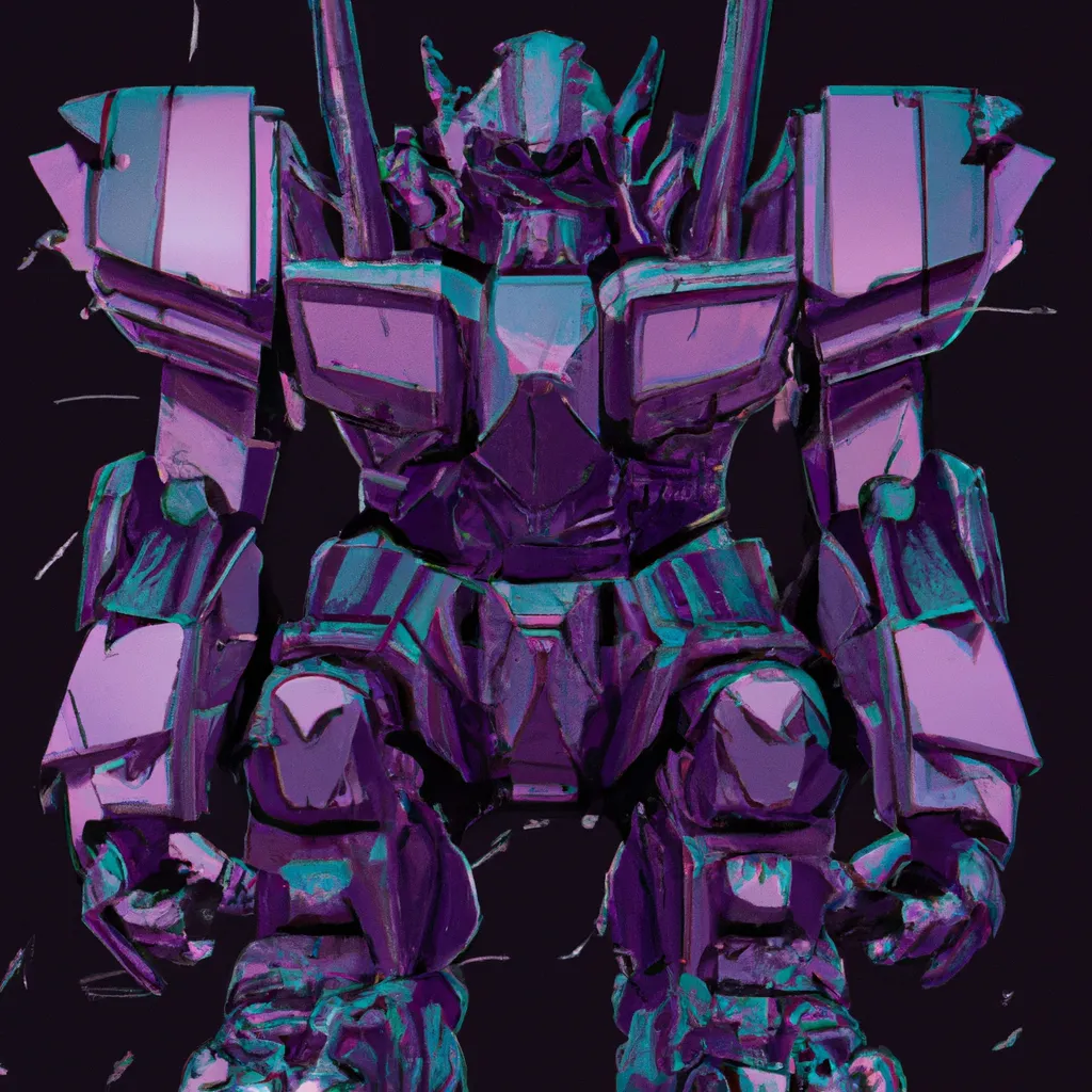 Prompt: hyperdetailed mecha character in the center of a black background by Greg Rutkowski Ghibli Craig Mullins bright colors