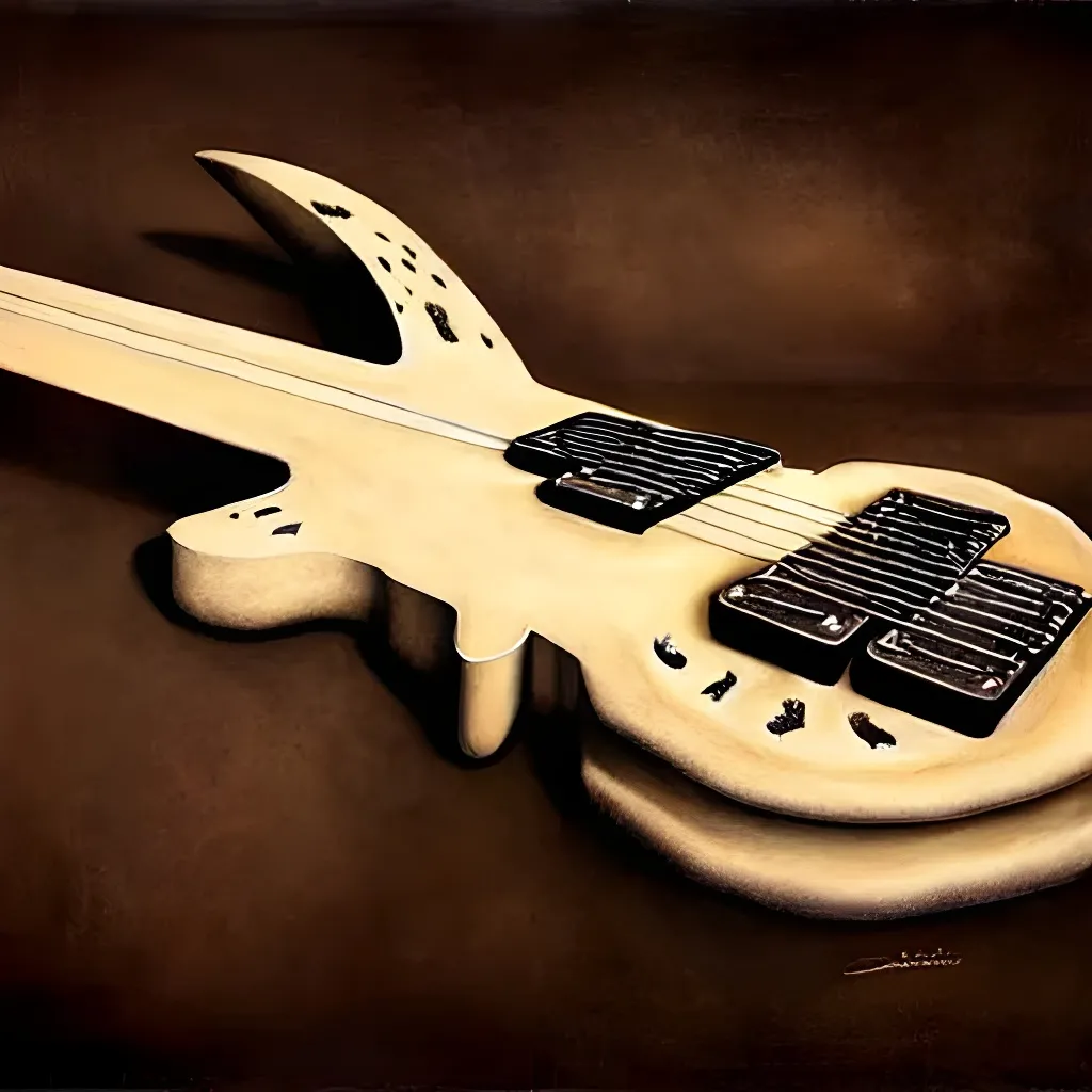 Prompt: bone guitar,,matte painting,
hyperrealistic, complex, surrealism, amazing, abstract.