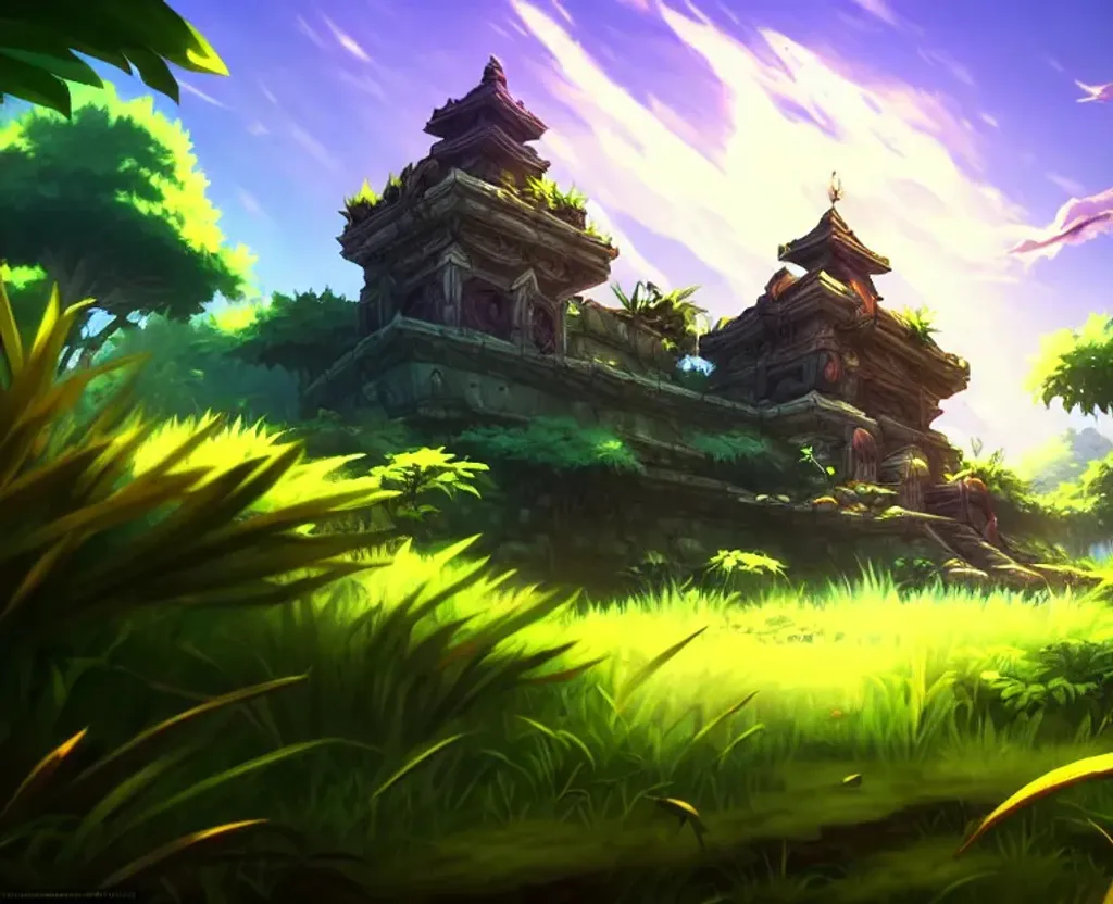Anime Jungle Background | Verde