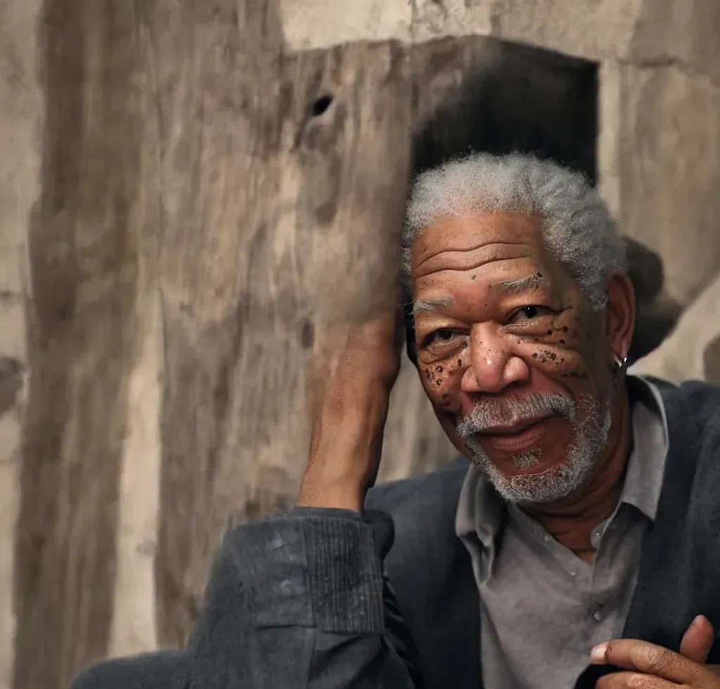 Prompt: Morgan Freeman, 4K, 8K, High Resolution