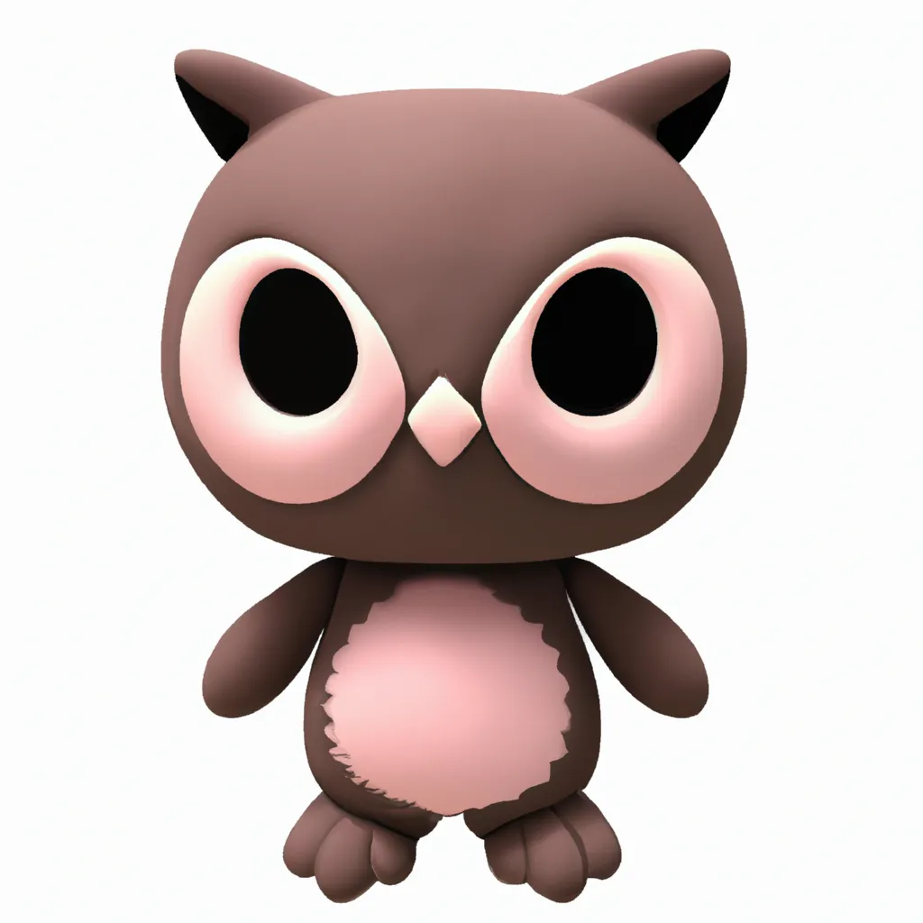 3D Render of Owlbear by sanrio | OpenArt