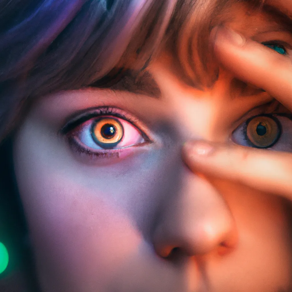 Prompt: The most rainbow gorgeous, glorious, set of ethereal, inviting warm kind eyes in the world 👀 trending on artstation 5D, 3D, shot on a leica m9 35mm, f 1.2 shutter speed 500