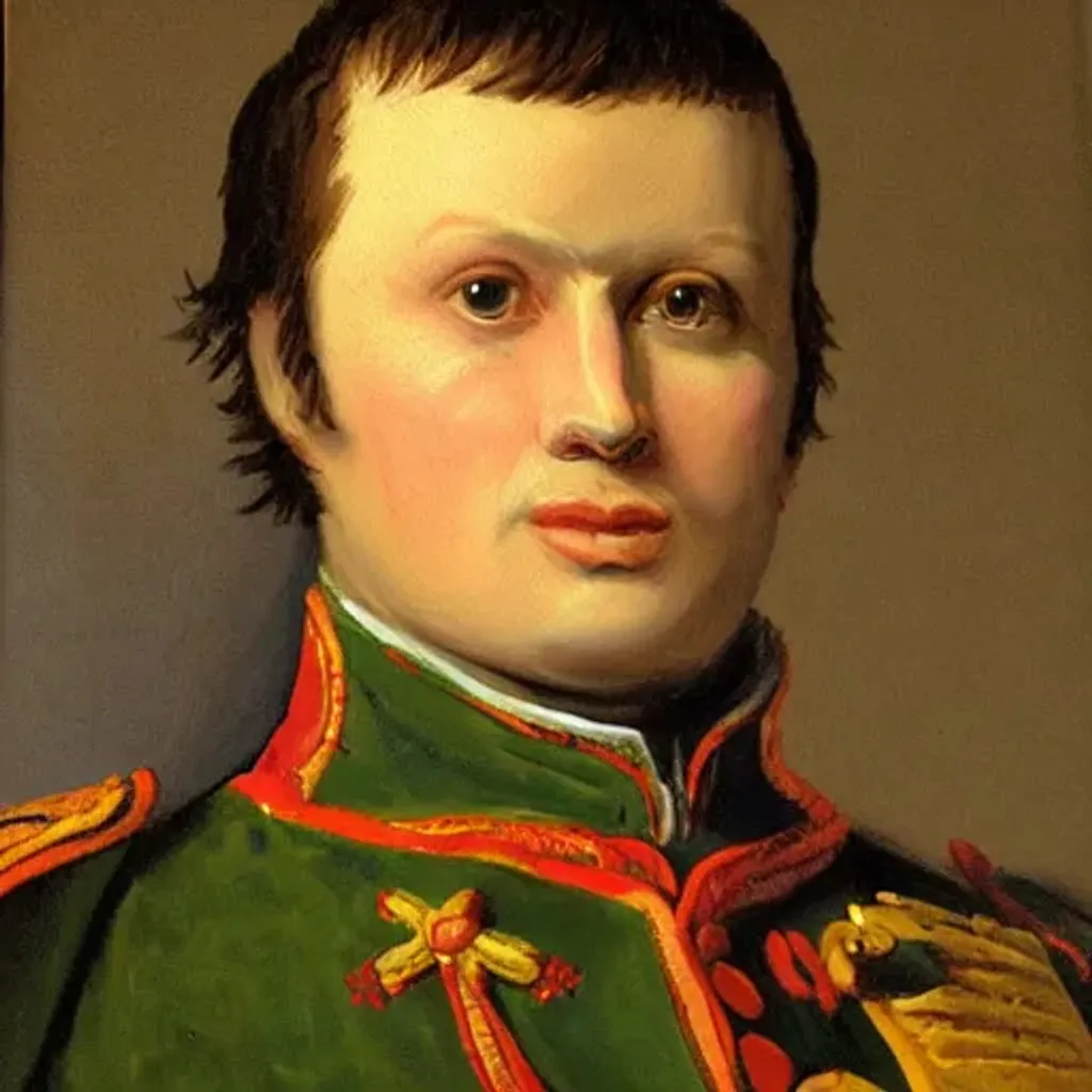 Prompt: Napolean Painting