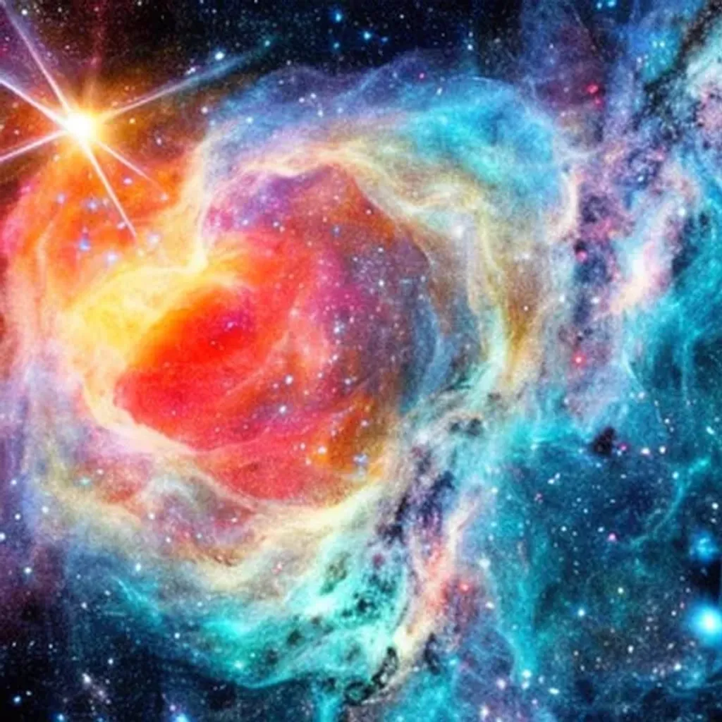 Prompt: A gorgeous nebula deep in space