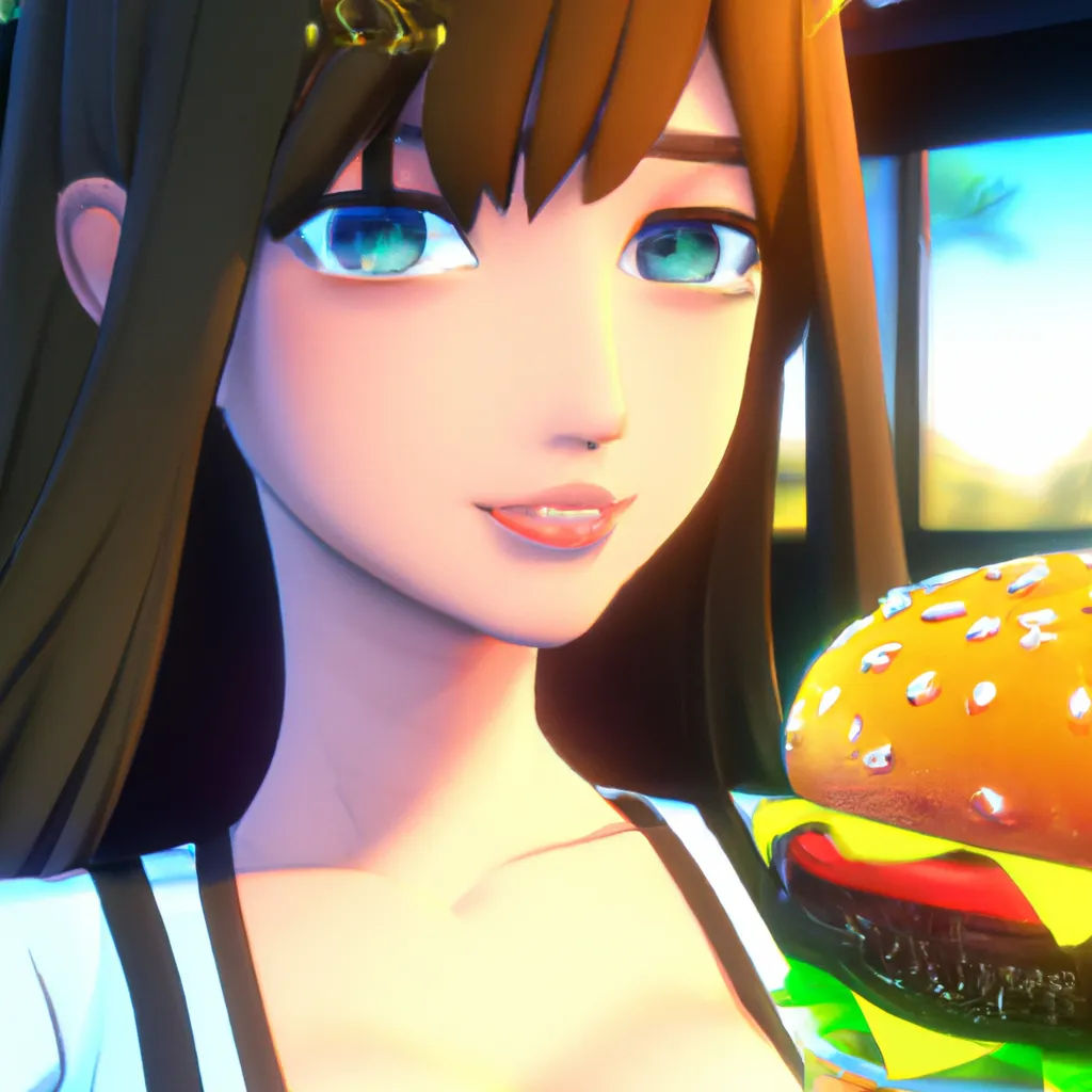 ANIME GIRLS EATING BURGERS —  https://twitter.com/taketarou_765/status/1030075222...