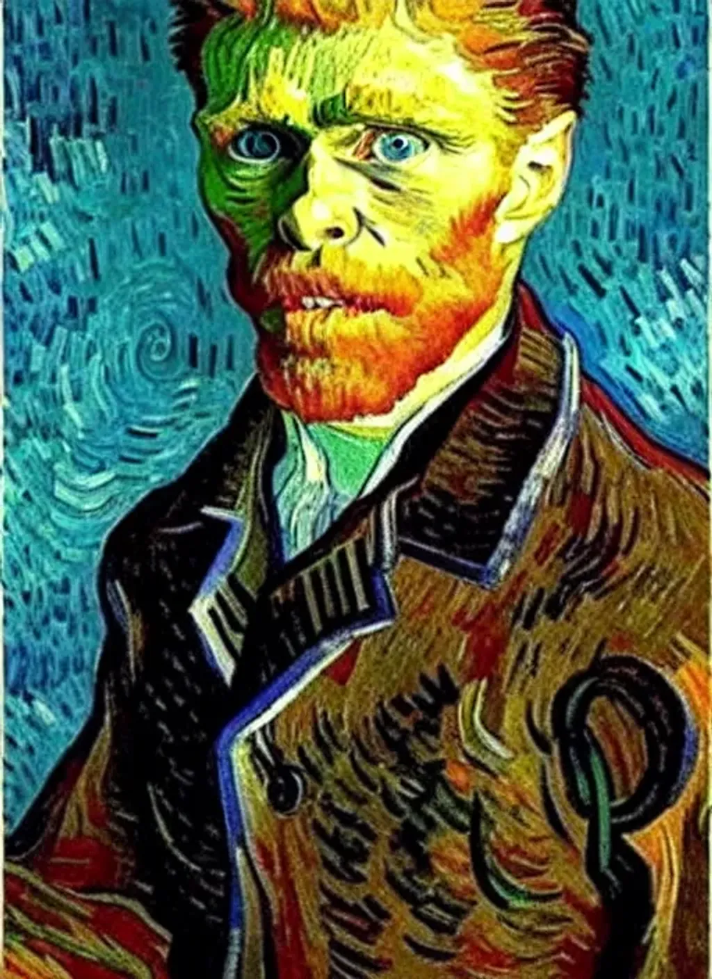 Prompt: Willem Dafoe by Vincent Van Gogh