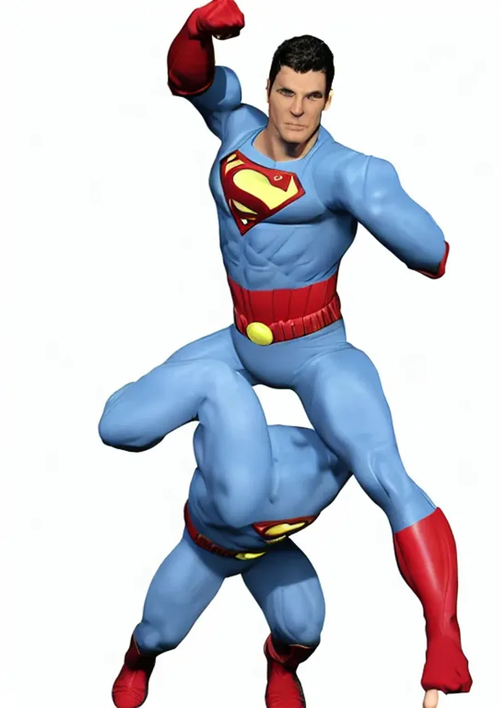 Prompt: Recreate base image as a real superhero in realistic style.