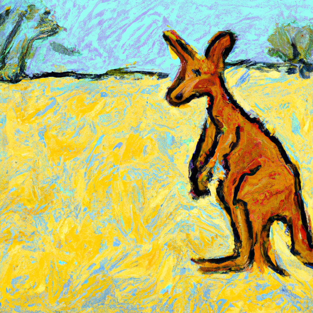 Kangaroo Drawn By Van Gogh Openart