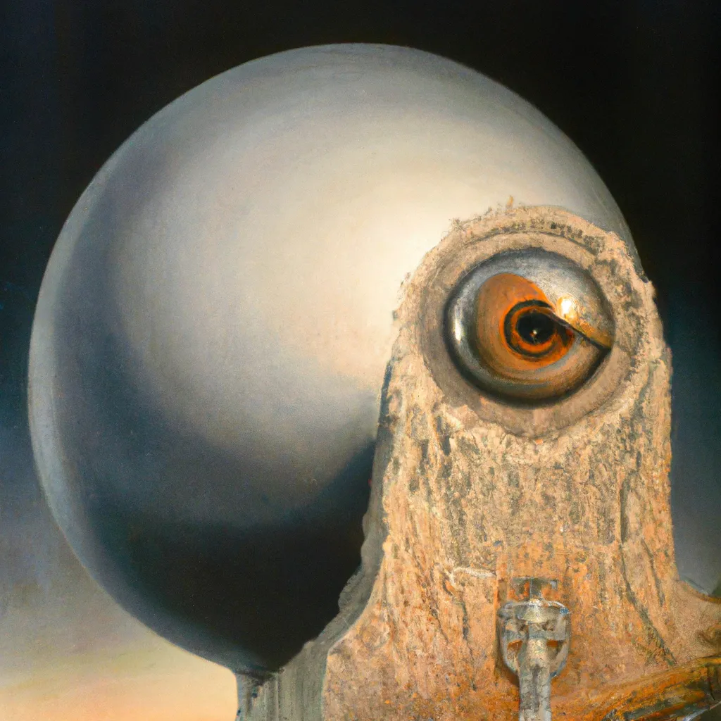 Prompt: painting of a sphere by zdzisław beksiński