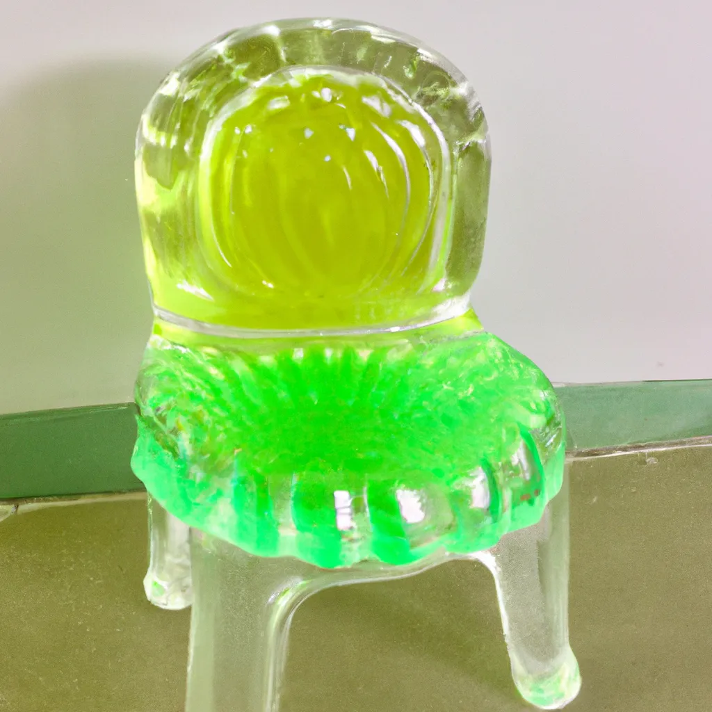 Chair made of jelly OpenArt