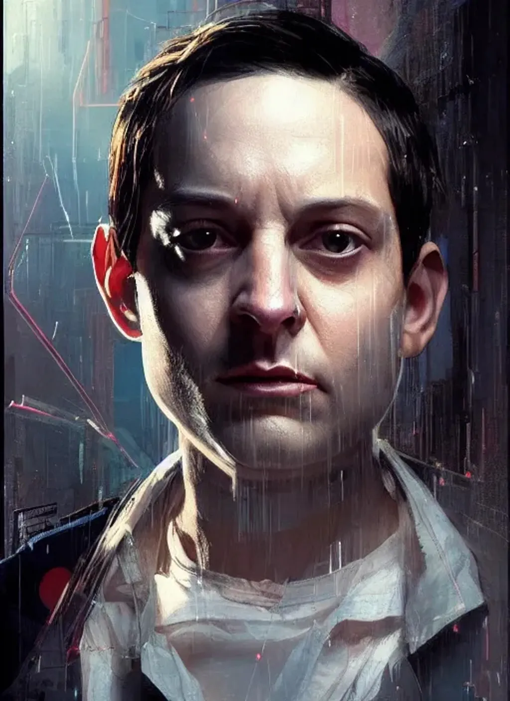 Tobey Maguire, intricate Three-point lighting portra... | OpenArt