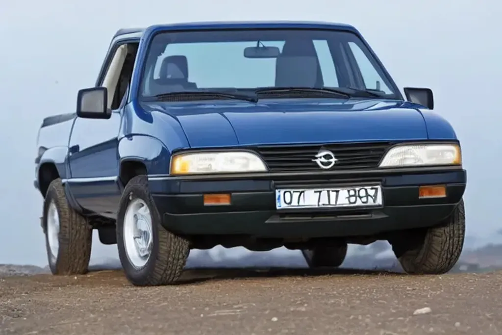 Prompt: An photograph of a 1992 Opel Bakkie