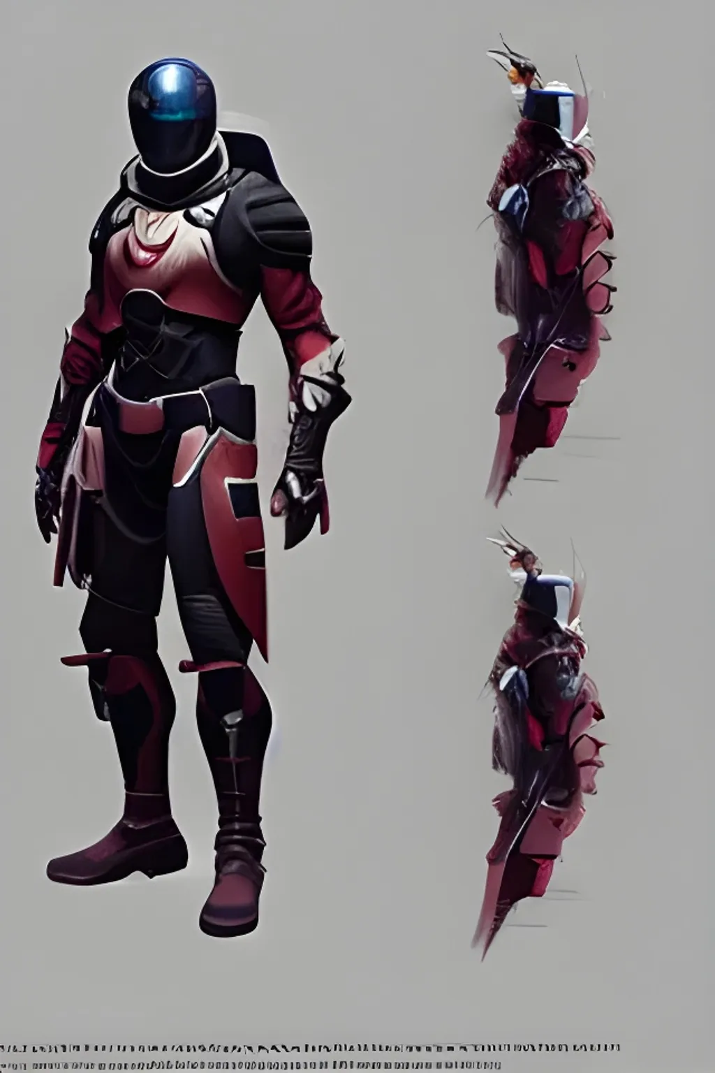 Prompt: destiny 2 concept armor for male, character portrait, realistic, cg art, artgerm, greg rutkowski