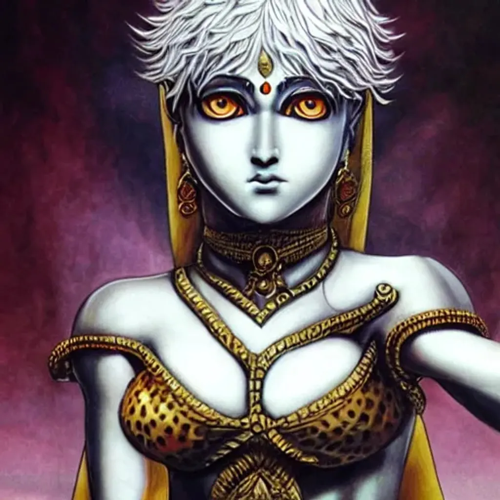 griffith painted by giger. femto, godhand