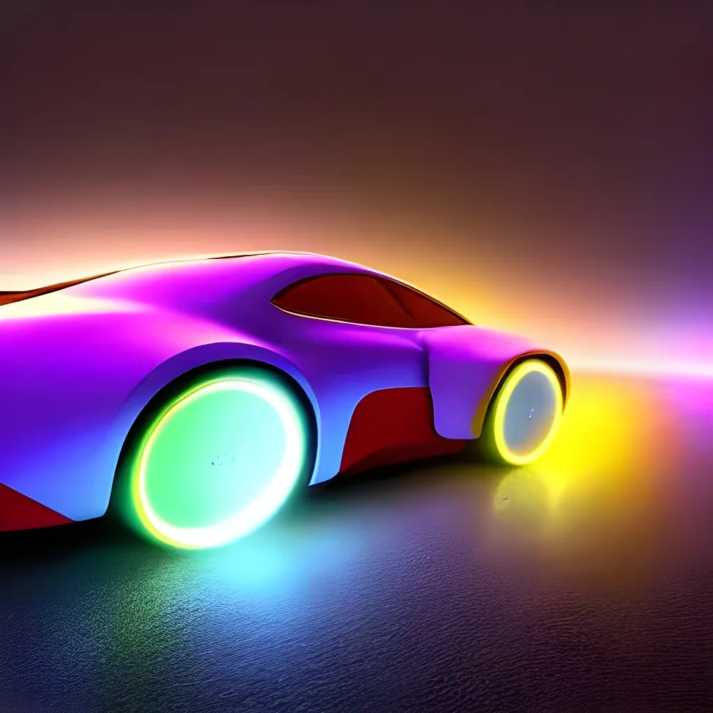 futuristic car rgb | OpenArt