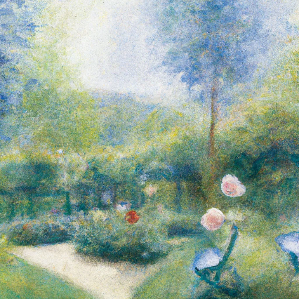 Garden, by Pierre-Auguste Renoir