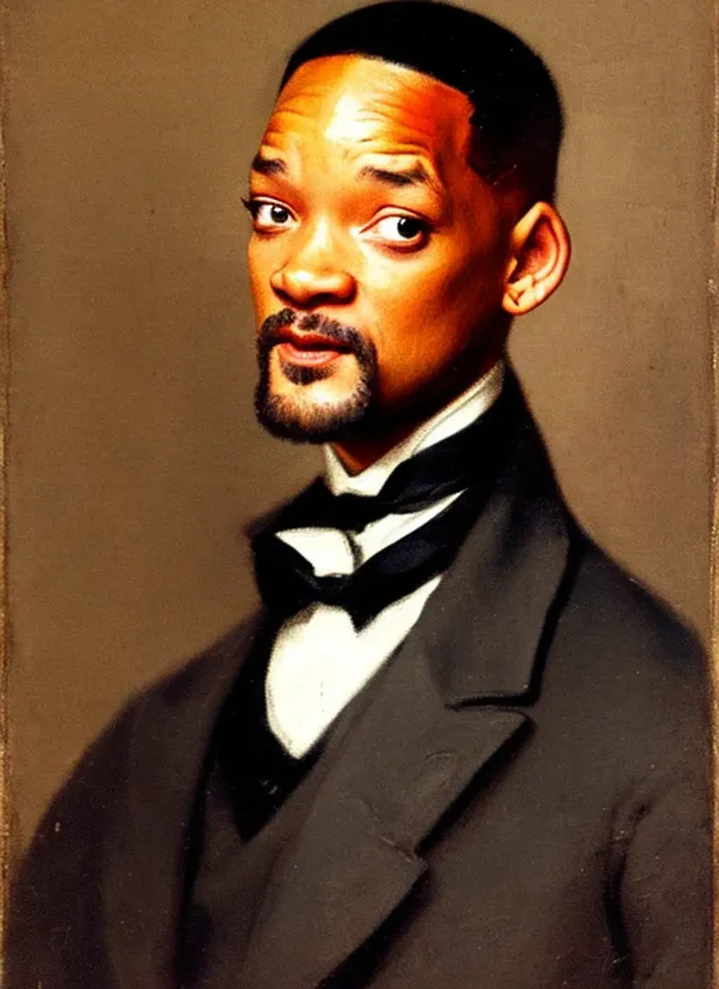 Prompt: Portrait of Will Smith by Adolf Hirémy-Hirschl