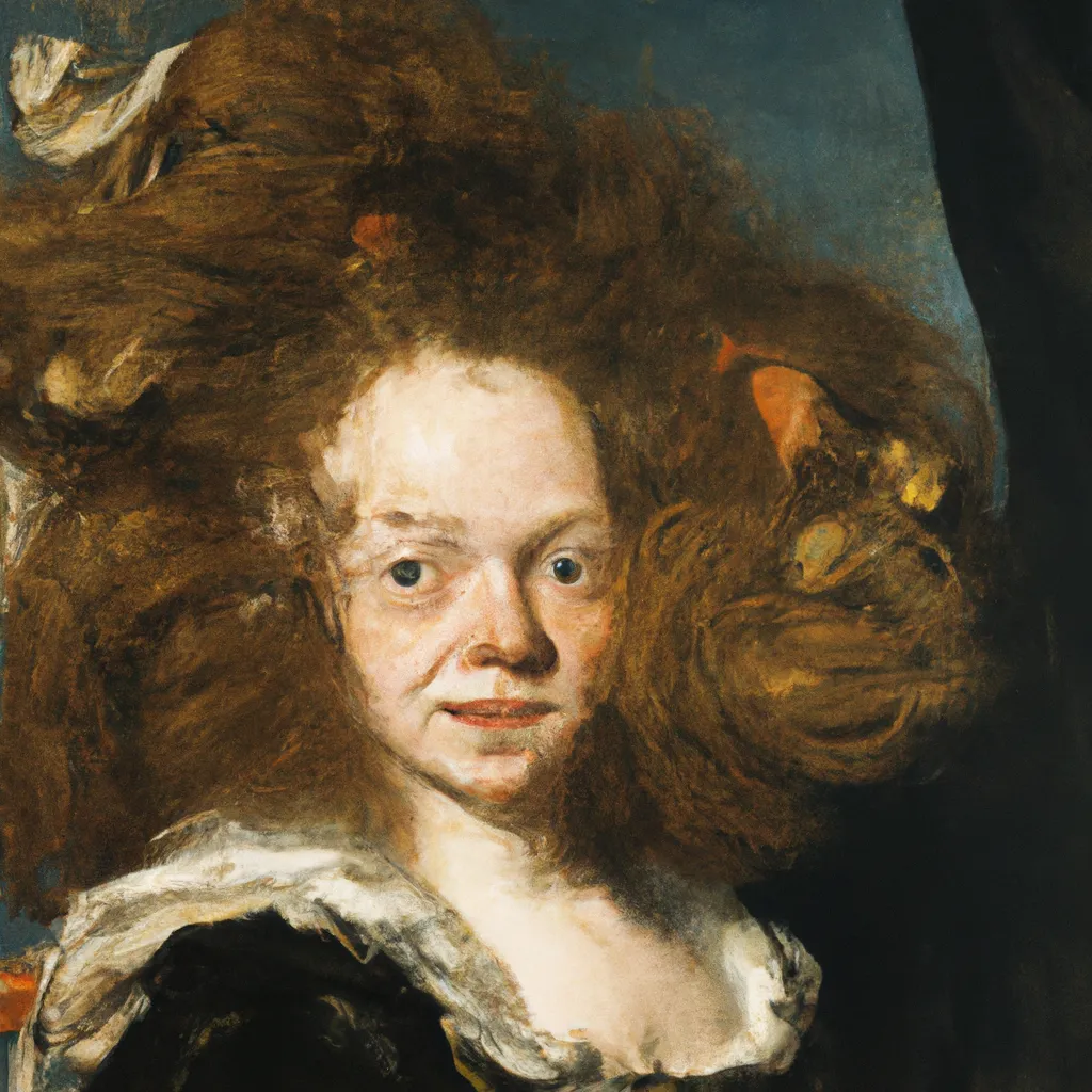 Prompt: Girl With Messy Hair,1620, by Sir Anthony van Dyck