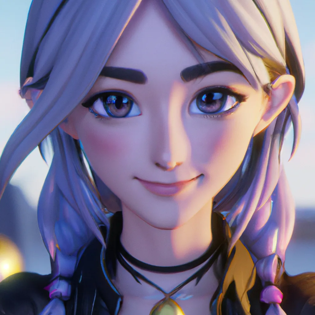 Prompt: 🙂 Beautiful Egirl with beautiful Eyes charater, Ccartoon style  , light in Octane Render, High Resolution, Artstation 1 