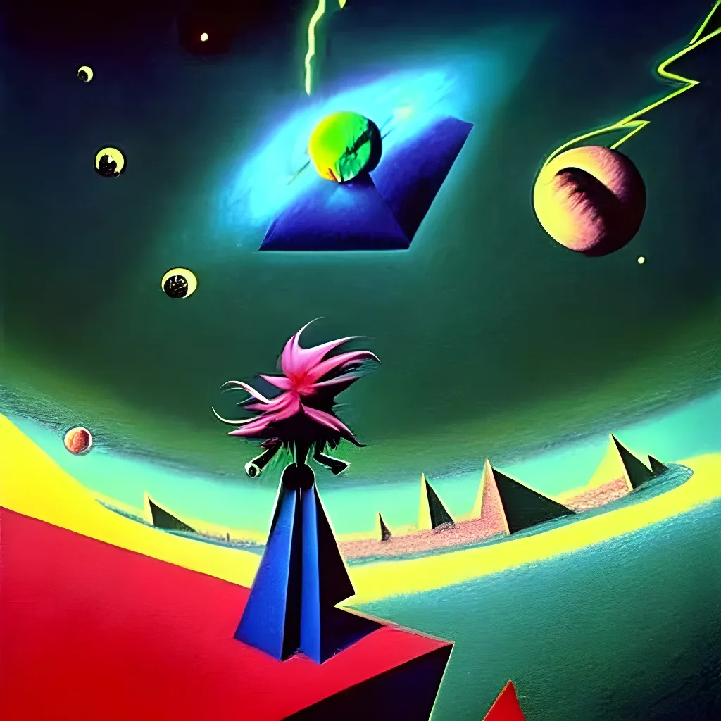 Prompt: Fraggle Rock vs Sailor moon!

Impressive cubism Oil painting matte painting in the style of Dave McKean, Juan Gris, zdzisław beksiński, Tim Burton, Greg Rutkowski, Sho Murase, Dan Mumford. 

Inspired by outer space. 

Futuristic, epic, legendary,  cosmic, glowing, neon, cyberpunk, glitter, flashing, storms, milkyway, supernova, astronaut, space, galaxy, interstellar, universe, space, alien,  UFO, black hole, planets, holographic, astral, cinematic stunning intricate, mathematical, detailed, dramatic, atmospheric maximalist.