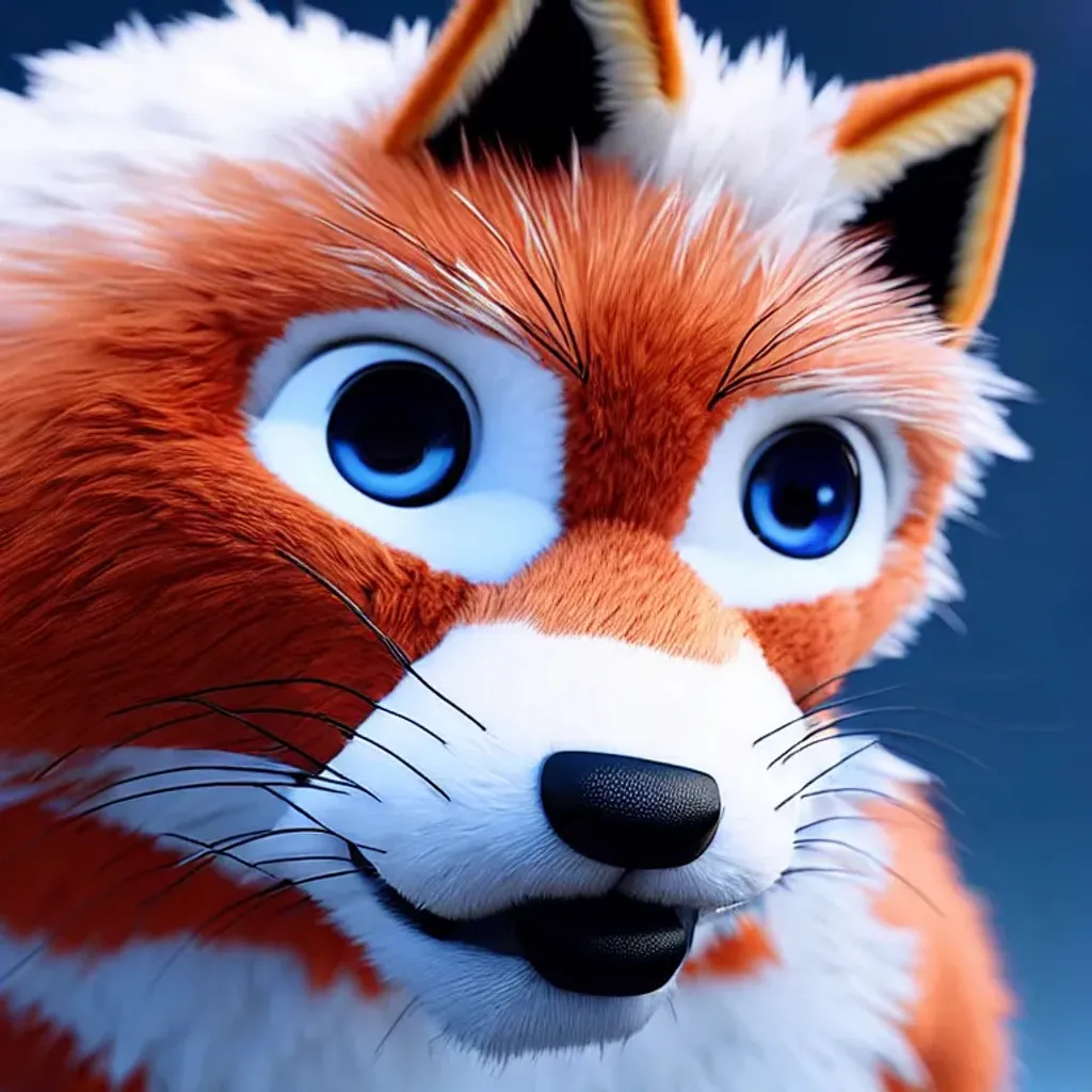 Prompt: 3d fluffy {fox}, closeup cute and adorable, cute big circular reflective eyes, long fuzzy fur, Pixar render, unreal engine cinematic smooth, intricate detail, cinematic