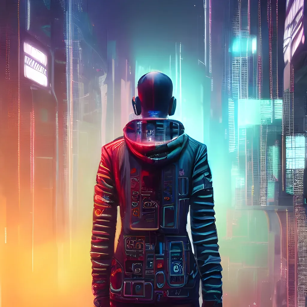 Prompt: highly detailed cyberpunk edgerunners, 4k, 8k, hdr, neon, artstation, photoshop, couple